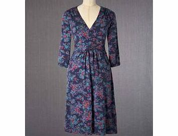 Boden Edie Dress, Midnight Painted Floral,Grape Alium