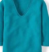 Boden Effortless Jumper, Turquoise 34730762