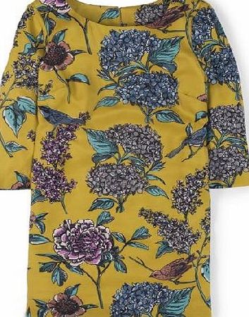 Boden Eliza Tunic Dress Sulphur Botanical Boden,