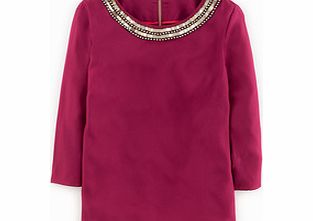 Boden Embellished Eliza Top, Red,Black,Blue Painted