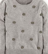 Boden Embellished Jumper, Grey 34254151