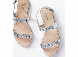 Embellished Summer Sandal, Silver,Tan 34054189