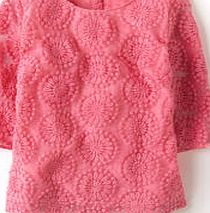 Boden Embroidered Flower Top, Bubblegum 34144246