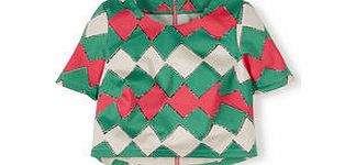 Boden Emilie Top, Tutti Frutti/Leafy Green,Ivory