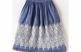 Boden Emily Skirt, Blue Chambray,Pink Chambray 34079434