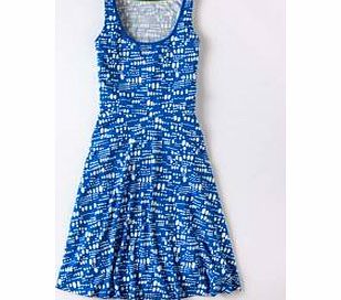 Boden Erin Dress, Maya Blue Pebble Geo,Daffodil Pebble