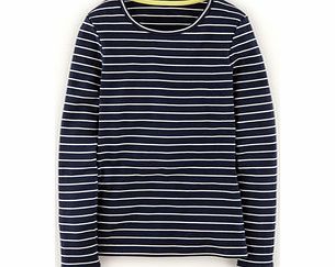 Boden Essential Crew Neck Tee, Blue,Green Haze/Bright