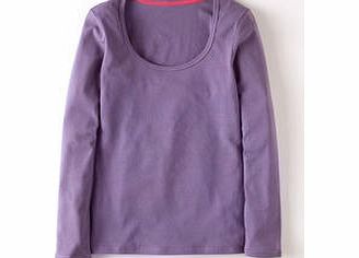 Boden Essential Scoop Neck Tee, Mauve 34007724
