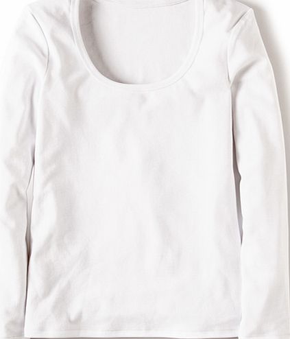 Boden Essential Scoop Neck Tee, Pink 34008052