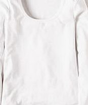 Boden Essential Scoop Neck Tee, White 34008037