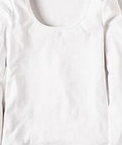 Boden Essential Scoop Neck Tee, White 34864595