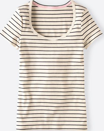Boden, 1669[^]34672360 Essential Short Sleeve Tee Ivory Boden, Ivory