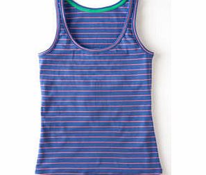 Boden Essential Vest, Light Bluebell/Dolly Mixture
