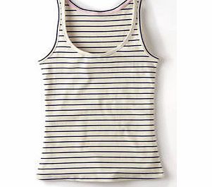 Boden Essential Vest, Light Bluebell/Dolly