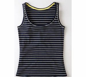 Boden Essential Vest, Navy/Ivory,Ivory/Navy,Light