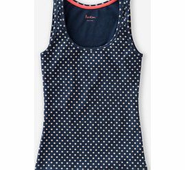 Boden Essential Vest, Navy/Ivory Spot,Mauve 34291609