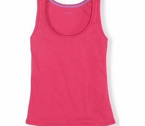 Boden Essential Vest, Tutti Fruitti,Peach/ Bright Cyan