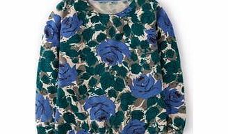 Boden Everyday Jumper, Blue Retro Rose 34255034