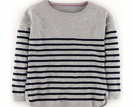 Boden Everyday Jumper, Grey Melange/Navy 34254805