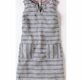 Boden Everyday Tunic Dress, Blue/Ivory Stripe,Multi