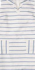 Boden Everyday Tunic Dress, Ivory/Mediterranean Blue