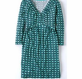 Boden Everyday Tunic, Persian Green Jigsaw Geo,Black