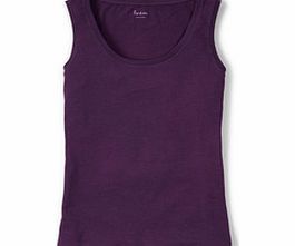Boden Everyday Vest, Blackcurrant,White,Blue 34638940