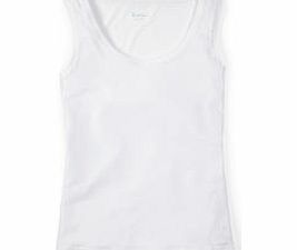 Boden Everyday Vest, White,Black,Blackcurrant,Blue