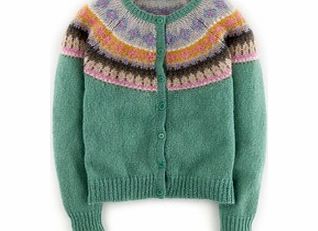 Boden Fair Isle Cardigan, Blue,Mouse 34255380