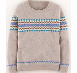 Boden Fair Isle Jumper, Beige,Blue,Green 34255554