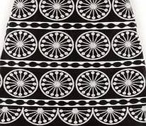 Boden Fancy Embroidered A-line, Black and Cream 34458059
