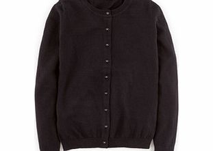 Boden Favourite Cardigan, Black,Purple,Placid