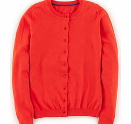 Boden Favourite Cardigan, Red,Black,Iceberg