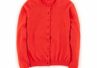 Boden Favourite Cardigan, Red,Iceberg Melange,Light