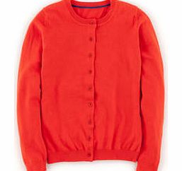 Boden Favourite Cardigan, Red,Iceberg