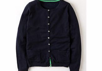 Boden Favourite Crew Neck Cardigan, Blue,China