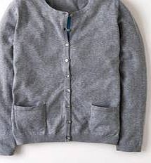 Boden Favourite Crew Neck Cardigan, Grey 34031302