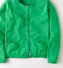 Boden Favourite Crew Neck Cardigan, Spring Green
