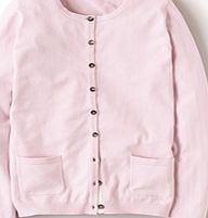 Boden Favourite Crew Neck Cardigan, Sundae 34032029