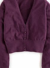 Boden Favourite Cropped Cardigan, Bordeaux 34257576