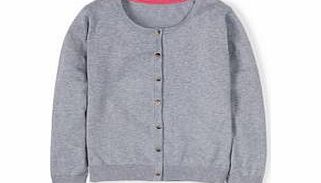 Boden Favourite Cropped Cardigan, Grey,Lemon
