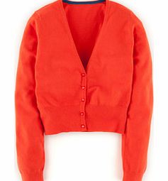 Boden Favourite Cropped Cardigan, Red,Grey,Purple