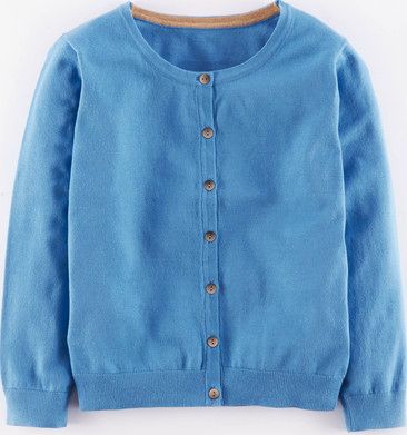 Boden, 1669[^]35112184 Favourite Cropped Cardigan Steel Blue Boden,