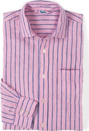 Boden, 1669[^]34492918 Favourite Linen Shirt Pink/Navy Boden, Pink/Navy