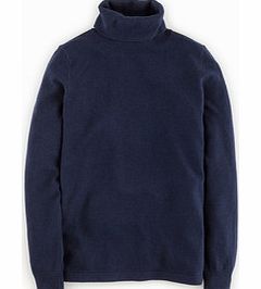 Boden Favourite Roll Neck, Blue,Black,Light Pink