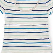 Boden Favourite Tee, Blue Stripe 34650457