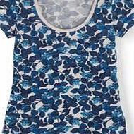 Boden Favourite Tee, Blue Vintage Floral 34729657