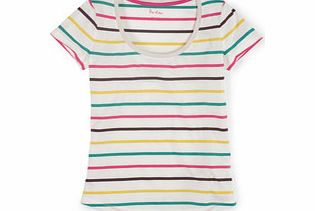 Boden Favourite Tee, Multi Stripe,Blue Stripe,Blue