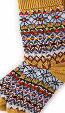 Boden Festive Socks, Yellow 34229286