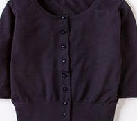 Boden Fifties Cropped Cardigan, Blue 34033811